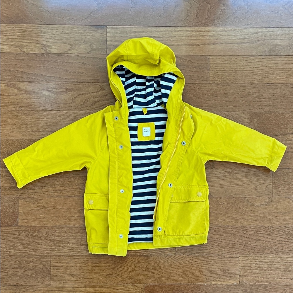 Yellow Kids Rain Jacket